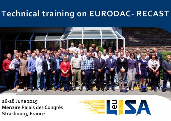 Uczestnicy szkolenia Technical training on Eurodac-Recast