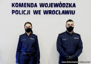 Uroczystość nadania uprawnień kandydatom na biegłych policyjnych laboratoriów kryminalistycznych  w KWP Wrocław