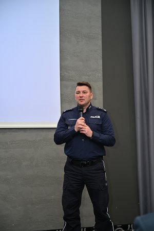 insp. Tomasz Olczyk, I Zastępca Komendanta Wojewódzkiego Policji w Łodzi,