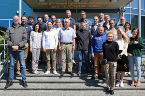 uczestnicy spotkania szkolenie ekspertów technicznych w ramach projektu AFORE, Talin 13-16 czerwca 2022