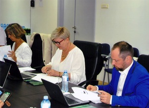 Posiedzenie Zarządu Europejskiej Sieci Instytutów Nauk Sądowych w Czarnogórze w centrum kadru Agnieszka Łukomska z CLKP