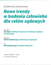 Zdjęcie przedstawia stronę tytułową publikacji pokonferencyjnej