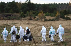 Zdjęcie przedstawia działania zespołu DVI i zespołu oględzinowego