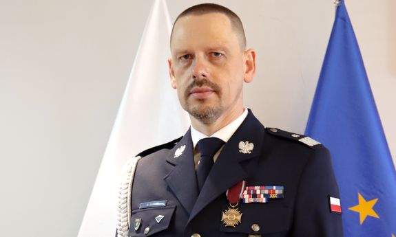 Zdjęcie przedstawia Komendanta Głównego Policji nadinsp. Marka Boronia