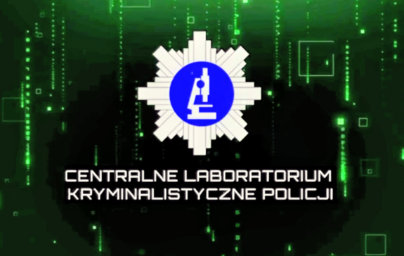 Logo Centralnego Laboratorium Kryminalistycznego Policji.