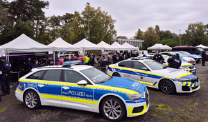 Zdjęcie Polskich policjantów na Dniach Otwartych Krajowej Szkoły Policji w Rouen-Oissel we Francji