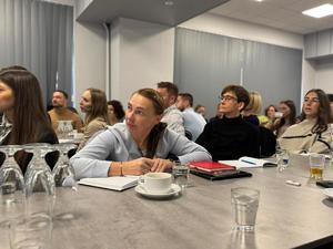 Zdjęcie z prelekcji na Spotkaniu branżowym policyjnych biegłych z zakresu genetyki sądowej w Zakopanem