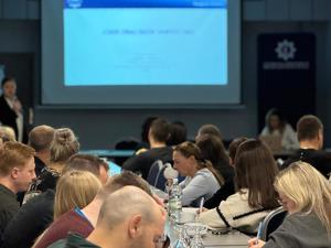 Zdjęcie z prelekcji na Spotkaniu branżowym policyjnych biegłych z zakresu genetyki sądowej w Zakopanem