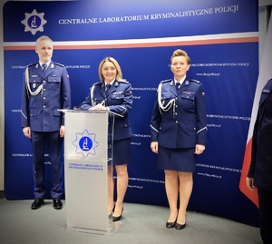 Kierownictwo CLKP podczas okolicznościowego przemowienia